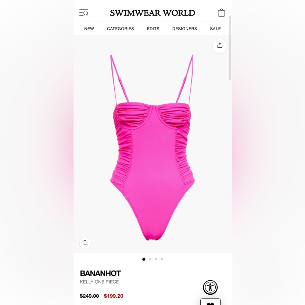 Bananhot Pink One-Piece Swimsuit